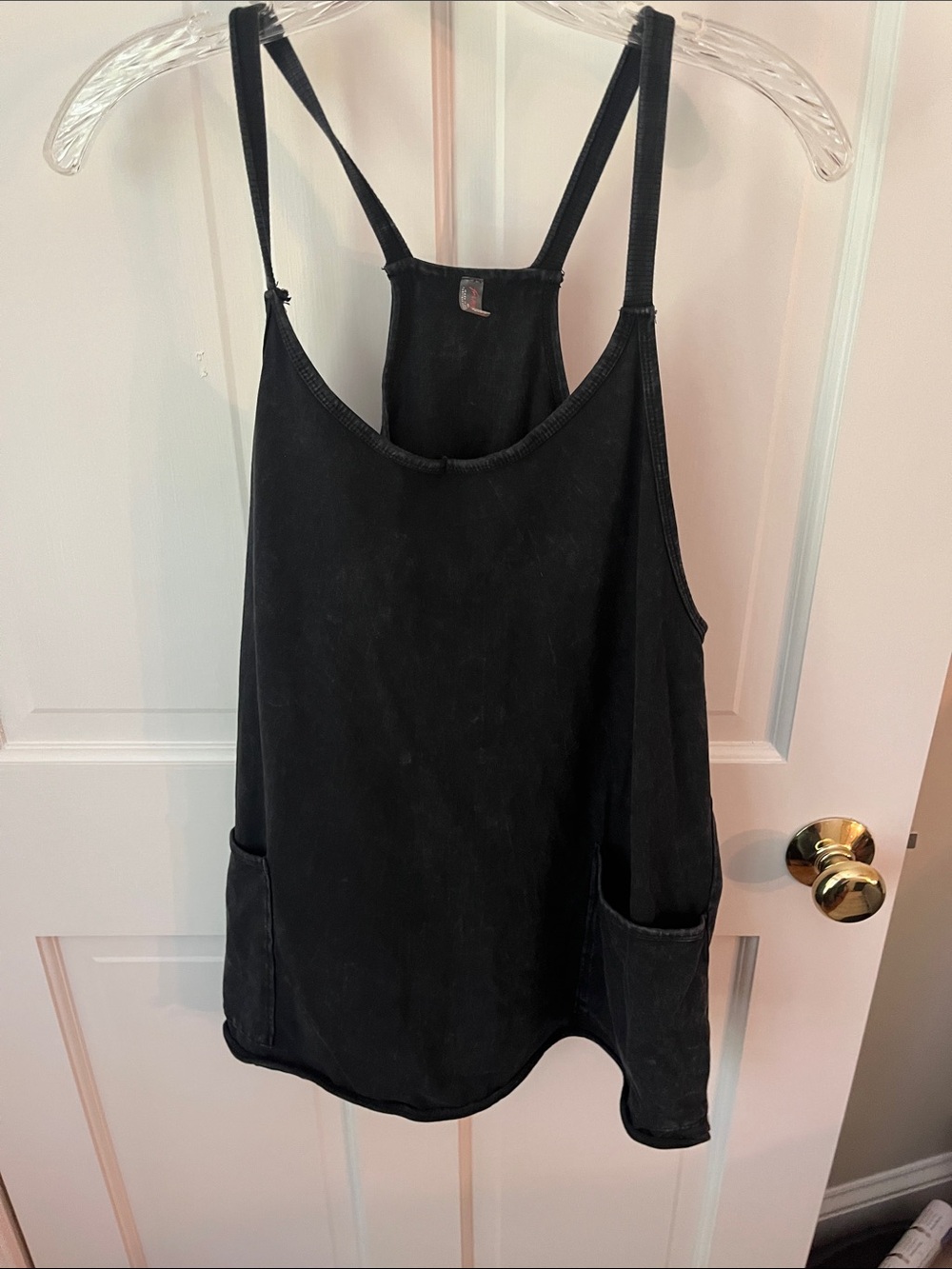 Free People Black Pocket dress/romper. Size XS